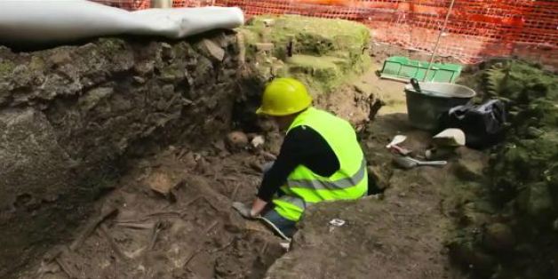 Arbeiter entdecken beim Bau einer neuen U-Bahn in Rom Überraschendes