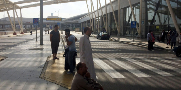 People wait outside the international arrivals terminal at Cairo Airport, Egypt May 19, 2016. REUTERS/Amr Abdallah Dalsh TPX IMAGES OF THE DAY