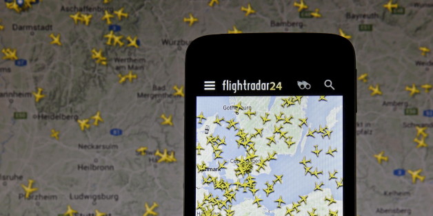 Flug-Tracking mit flightradar24.