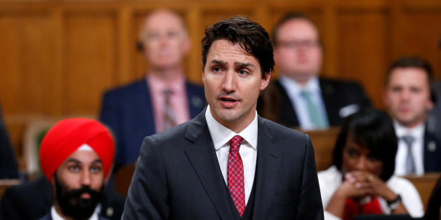 Canada's Prime Minister Justin Trudeau delivers a formal apology for the Komagata Maru incident in the House of Commons on Parliament Hill in Ottawa, Canada, May 18, 2016. REUTERS/Chris Wattie
