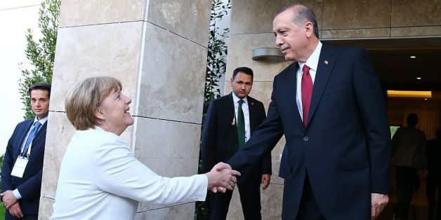 Kanzlerin Angela Merkel mit dem türkischen Präsidenten Erdogan