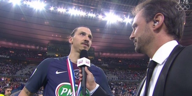 L'interview (gênante) de Zlatan Ibrahimovic après le match