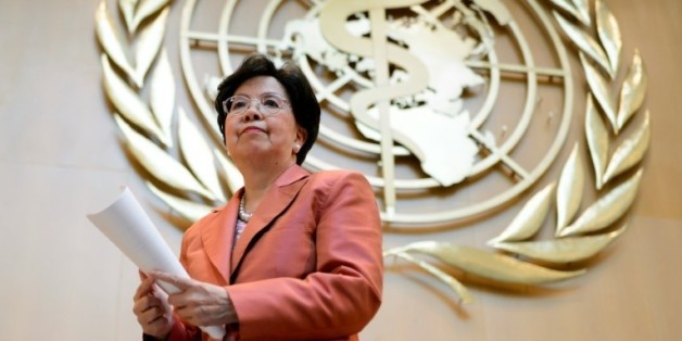 La directrice générale de l'Organisation mondiale de la santé Margaret Chan intervient lors de l'Assemblée mondiale de la santé à Genève, le 23 mai 2016