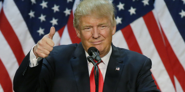 FILE- In this Friday, May 6, 2016, photo, Republican presidential candidate Donald Trump speaks during a rally in Eugene, Ore. Trump has won the Republican presidential primary in Oregon, adding another state to the presumptive GOP nominee's tally of victories. (AP Photo/Ted S. Warren, File)