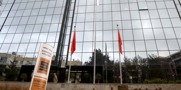 A general view of the headquarters building of Algerian state energy company Sonatrach in Algiers, Algeria, February 8, 2015. After a deep slide in oil prices, Algeria's state energy company Sonatrach is shifting strategy to offer foreign companies direct negotiations over 20 oil and gas fields in a bid to draw in wary investors and increase output. Picture taken February 8, 2015. REUTERS/Ramzi Boudina EDITORIAL USE ONLY. NO RESALES. NO ARCHIVE