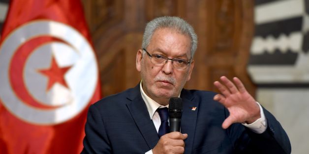 Tunisian Minister of government relations with Constitutional Institutions, Civil Society Organisations and Human Rights Kamel Jendoubi speaks with journalists on May 17, 2016 in Tunis. The fight against torture in Tunisia has progressed but there are still 'serious problems' to resolve notably in the security sector, Janboubi said. / AFP / FETHI BELAID (Photo credit should read FETHI BELAID/AFP/Getty Images)