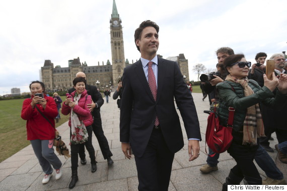 justin trudeau october 2015
