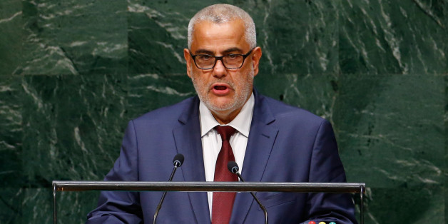 Abdelilah Benkirane, Prime Minister of the Kingdom of Morocco, addresses the 69th United Nations General Assembly at the U.N. headquarters in New York September 25, 2014. REUTERS/Lucas Jackson (UNITED STATES - Tags: POLITICS)