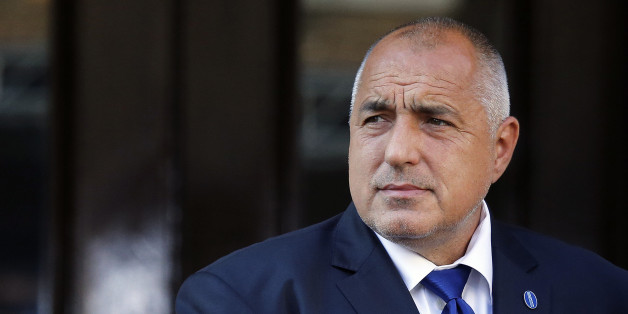 Bulgaria Prime Minister Boyko Borissov arrives for the Anti-Corruption Summit in London, Thursday, May 12, 2016.(AP Photo/Frank Augstein)
