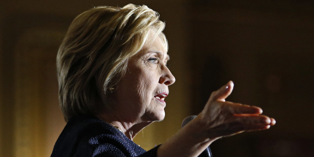 Democratic presidential candidate Hillary Clinton speaks at a rally, Thursday, May 26, 2016, in San Francisco. (AP Photo/John Locher)