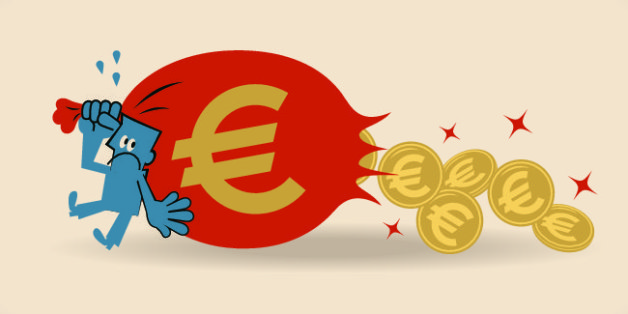 Blue Characters Full Length Vector art illustration.Copy Space.