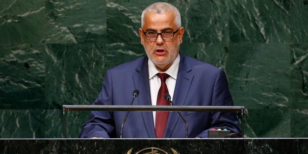 Abdelilah Benkirane, Prime Minister of the Kingdom of Morocco, addresses the 69th United Nations General Assembly at the U.N. headquarters in New York September 25, 2014. REUTERS/Lucas Jackson (UNITED STATES - Tags: POLITICS)