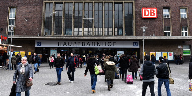 La gare centrale de Düsseldorf en Allemagne