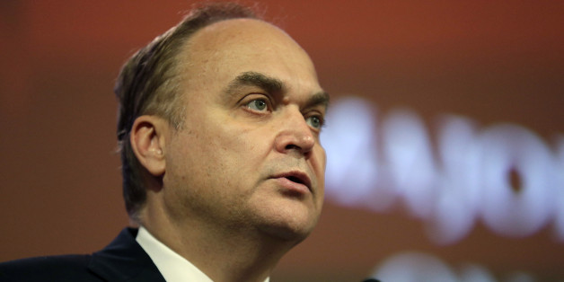 Russia's Deputy Minister of Defense Anatoly Antonov delivers his speech on "Major Power Perspectives on Peace and Security in the Asia-Pacific" on Sunday, June 1, 2014, in Singapore during the Asia Security Summit, known as the Shangri-La Dialogue. (AP Photo/Wong Maye-E)
