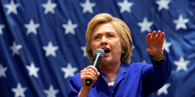 U.S. Democratic presidential candidate Hillary Clinton makes a speech during a campaign stop in Lynwood, California, United States, June 6, 2016. REUTERS/Mike Blake