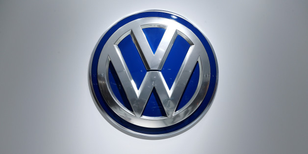 The logo of German car maker Volkswagen is pictured at the company's stand during the Hannover Fair in Hanover, Germany, April 25, 2016. REUTERS/Wolfgang Rattay