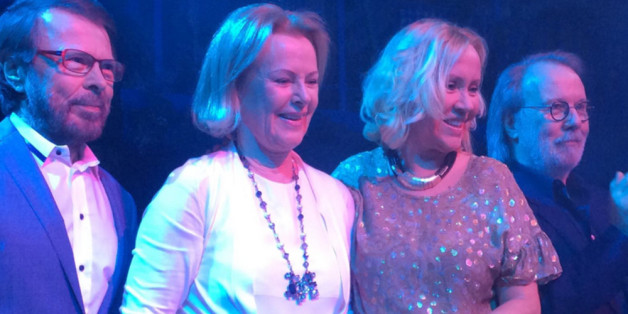 Abba nach 34 Jahren für eine Nacht wiedervereint.
