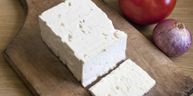 Fresh feta cheese