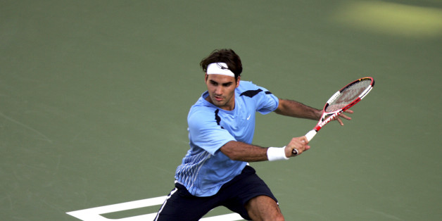 Roger Federer spielt am Freitag gegen Mayer (Symbolbild)