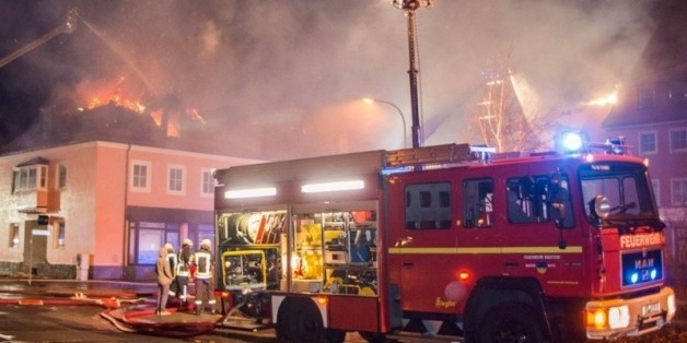 Deux Marocains accusés d'avoir mis le feu à un foyer de réfugiés en Allemagne