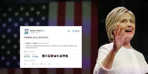 La punchline cinglante de Hillary Clinton à la dernière attaque de Donald Trump sur Twitter