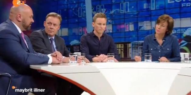 André Schulz (links), der Chef des Bundes Deutscher Kriminalbeamter bei "Maybrit Illner"