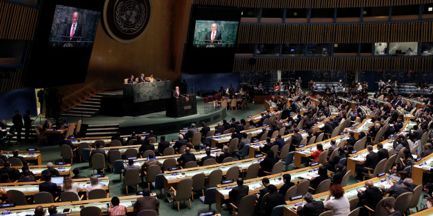 Peter Thomson, Permanent Representative of Fiji to the United Nations addresses the U.N. General Assembly after being elected as General Assembly President for the 71st session at U.N. headquarters in Manhattan, New York, U.S., June 13, 2016. REUTERS/Mike Segar