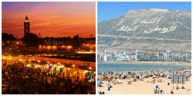 Marrakech et Agadir parmi les 10 des destinations préférées des Français