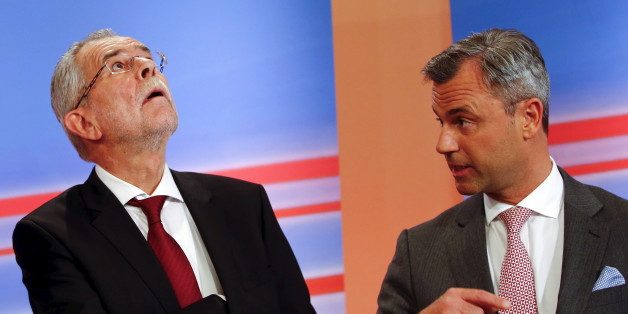 Die Präsidentschaftskandidaten Alexander van der Bellen und Norbert Hofer