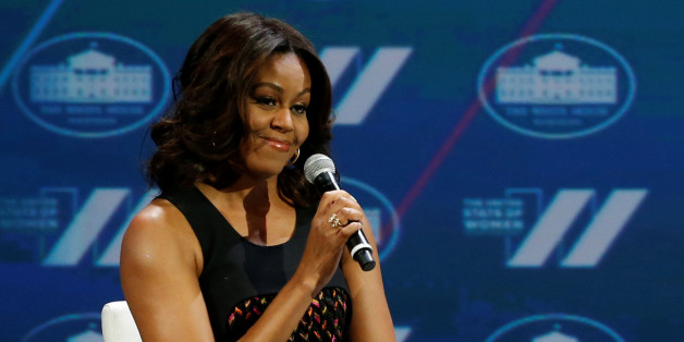 U.S. First Lady Michelle Obama and television presenter Oprah Winfrey (not pictured) participate in the White House's "United State of Women" summit in Washington, U.S. June 14, 2016. REUTERS/Jonathan Ernst??