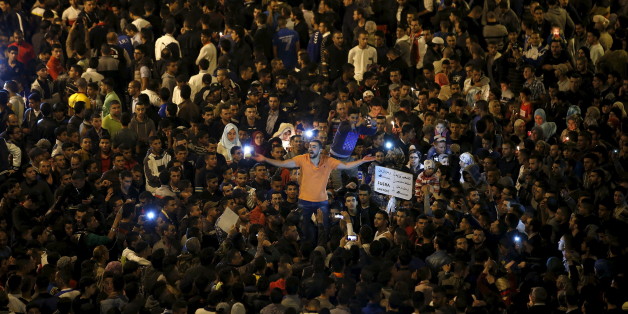 Une manifestation contre Amendis à Tanger, en octobre 2015