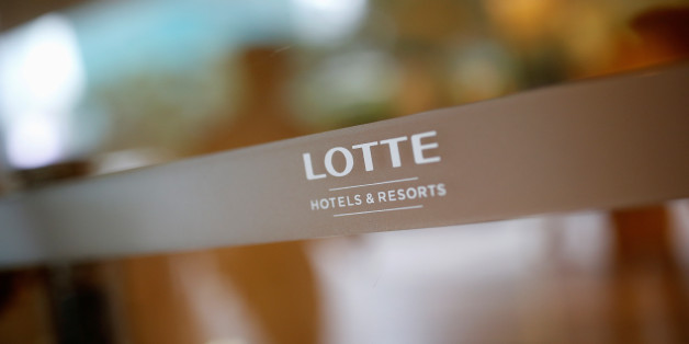 The logo of Lotte Hotel is seen at a Lotte Hotel in Seoul, South Korea, June 7, 2016. REUTERS/Kim Hong-Ji/File Photo