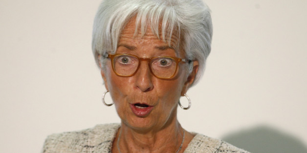 Christine Lagarde, Managing Director of the IMF, answers a question during a press conference, at the Treasury in London, Britain May 13, 2016. REUTERS/Peter Nicholls TPX IMAGES OF THE DAY