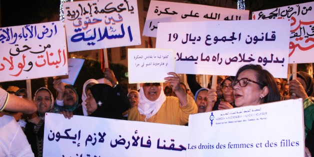 A Rabat, les femmes manifestent pour l'égalité des sexes