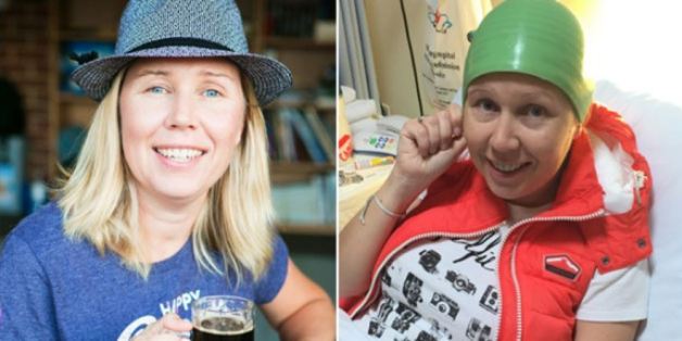 Belinda Evans a testé un bonnet qui ralentit la chute des cheveux pendant une chimiothérapie.