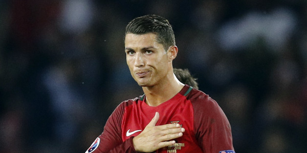 Football Soccer - Portugal v Austria - EURO 2016 - Group F - Parc des Princes, Paris, France - 18/6/16Portugal's Cristiano Ronaldo reacts at the end of the gameREUTERS/Darren StaplesLivepic