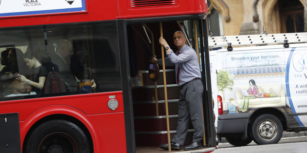 People travel by bus in central London, June 23, 2016. REUTERS/Stefan Wermuth