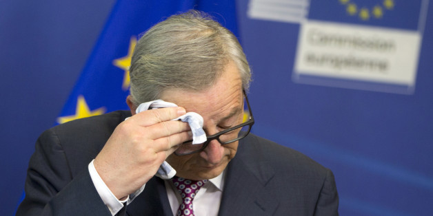 Jean-Claude Juncker vor einer Rede.