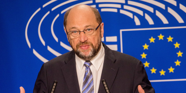 European Parliament President Martin Schultz speaks during a media conference at European Parliament in Brussels Friday, June 24, 2016. Voters in the United Kingdom voted in a referendum on Thursday to leave the 28-nation European Union. (AP Photo/Olivier Matthys)