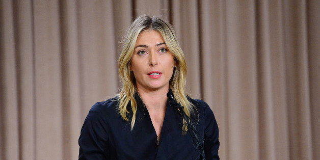 Mar 7, 2016; Los Angeles, CA, USA; Maria Sharapova speaks to the media announcing a failed drug test after the Australian Open during a press conference today at The LA Hotel Downtown. Mandatory Credit: Jayne Kamin-Oncea-USA TODAY Sports