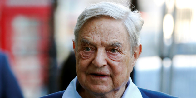 Business magnate George Soros arrives to speak at the Open Russia Club in London, Britain June 20, 2016. REUTERS/Luke MacGregor