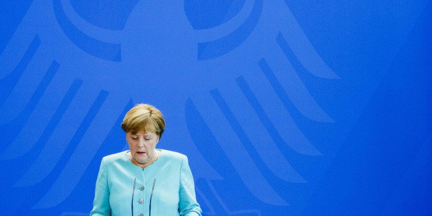 BERLIN, GERMANY - JUNE 24: German Chancellor Angela Merkel speaks to the media following the United Kingdom's referendum vote to leave the European Union on June 24, 2016 in Berlin, Germany. Leaders across the EU are expressing disappointment and regret over Britain's decision to leave the European Union. (Photo by Carsten Koall/Getty Images)