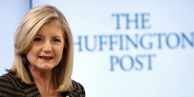 Arianna Huffington, president and Editor-in-Chief of The Huffington Post Media Group attends a session at the World Economic Forum (WEF) in Davos January 25, 2014. REUTERS/Denis Balibouse (SWITZERLAND - Tags: POLITICS BUSINESS)