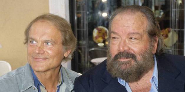 Mehr als Schauspielkollegen: Terence Hill (l.) trauert um Bud Spencer