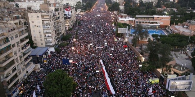 Manifestation anti-Morsi au Caire en Egypte, le 30 juin 2013