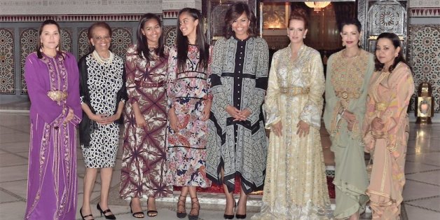 Michelle Obama et ses filles invitées à un ftour avec Lalla Salma