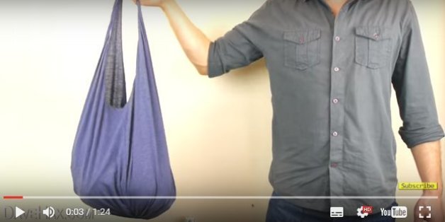 Après l'interdiction des sacs plastique, voici le tuto le plus simple pour faire son propre sac