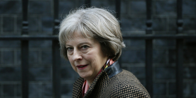 Britain's Home Secretary, Theresa May, arrives to attend a cabinet meeting at Number 10 Downing Street in London, Britain February 23, 2016. REUTERS/Stefan Wermuth