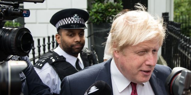 Boris Johnson steht nach dem Brexit-Referendum unter Polizeischutz