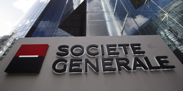 The logo of French bank Societe Generale SA is pictured at the La Defense business district outside Paris, Thursday, Jan. 11, 2016(AP Photo/Michel Euler)